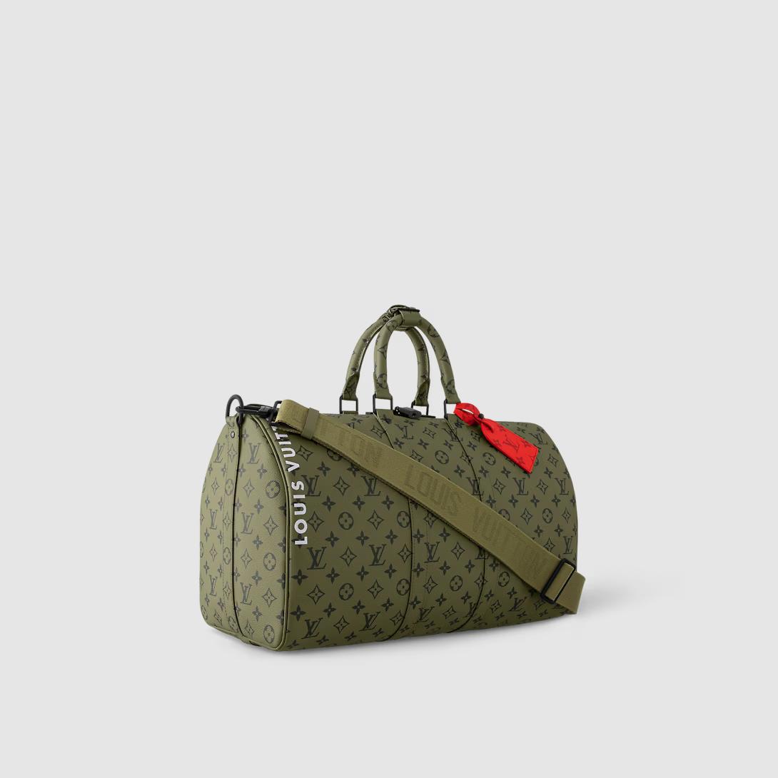 Túi Louis Vuitton Keepall Bandouliere 45 Monogram Other Nam Xanh Lá